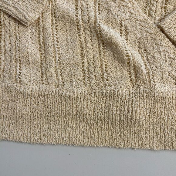 ASTR the Label Wrap Front Pointelle
Sweater in Cream - Picture 4 of 5